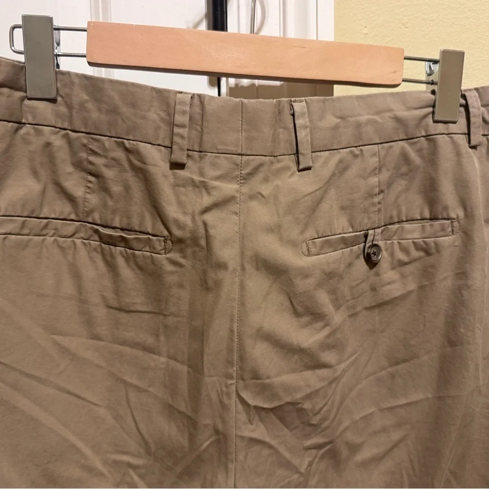 Banana Republic Men’s Khaki Chino Pants Straight Fit Flat Front Sz 34/30